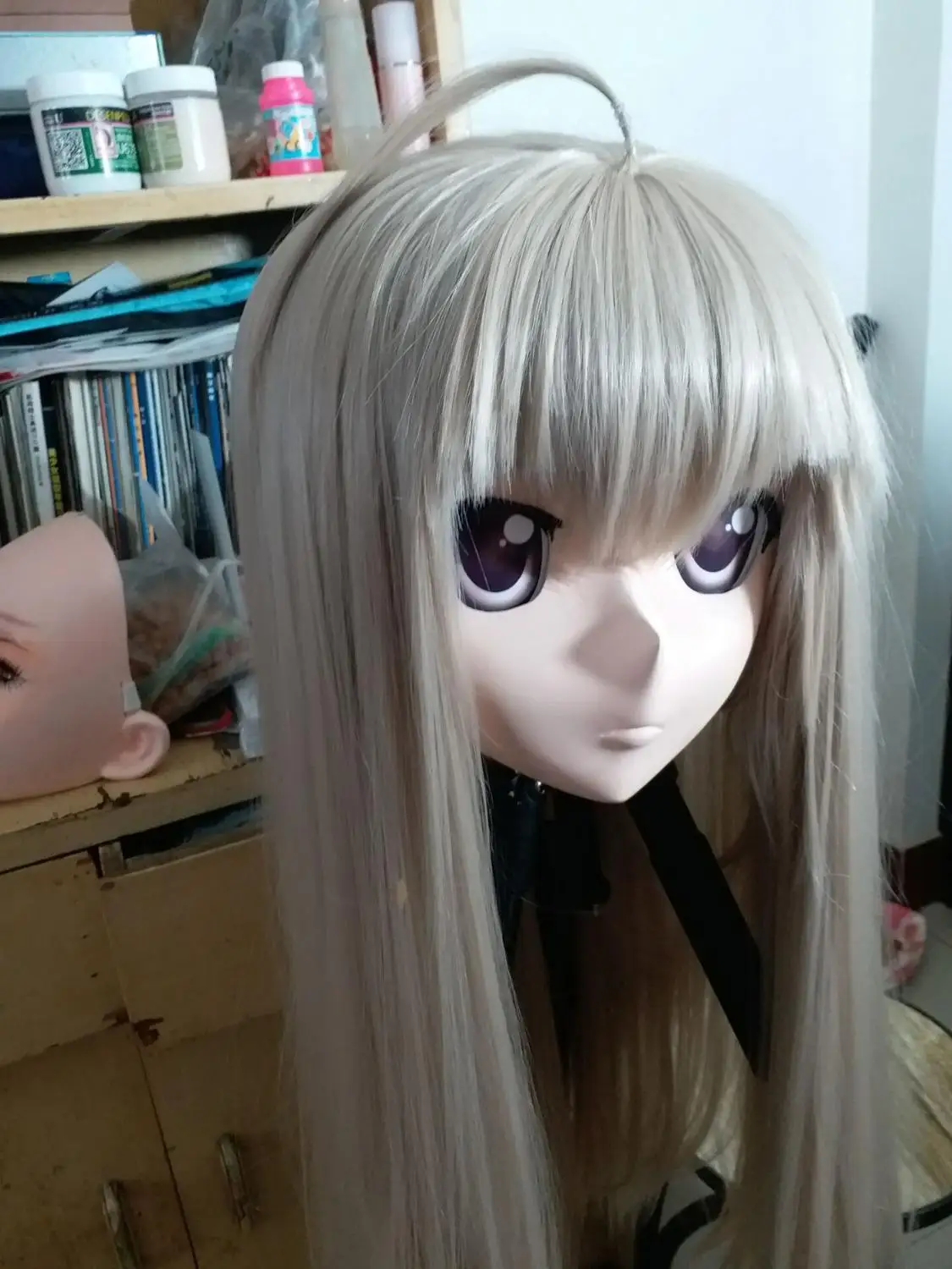 

(NEW-10) Handmade Female Full Head Silicone Mask Kigurumi Cosplay Masks Crossdresser BJD Doll KIG Cosplay Anime