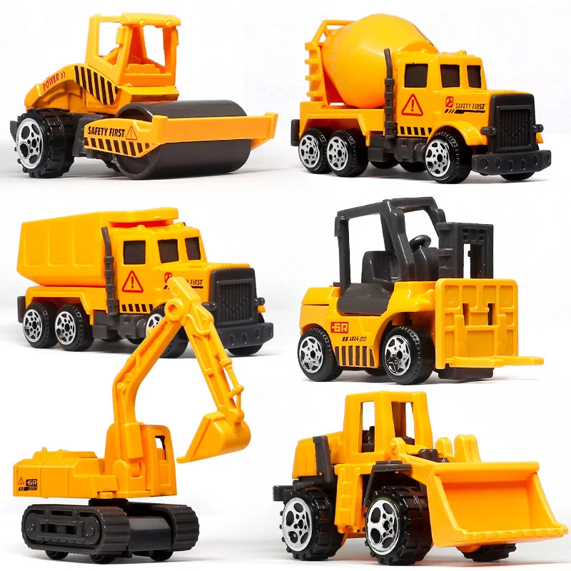 Детский игрушечный автомобиль мини-экскаватор тележка строительный игрушка