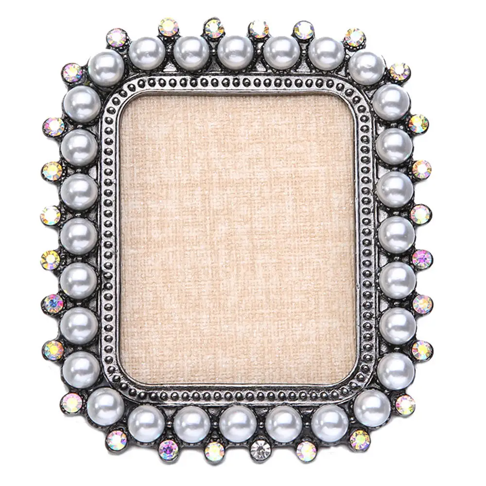 Стразы в стиле ретро перламутровые накладные ногти| |