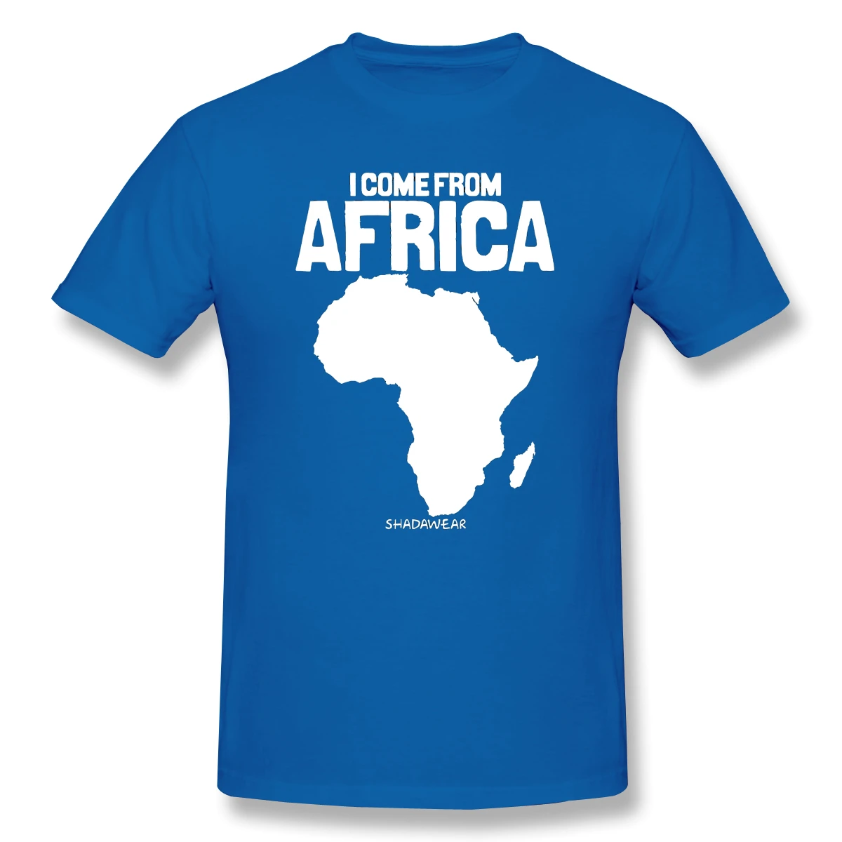 

I Come From Africa Casual Men's Basic Short Sleeve T-Shirt R330 Tees Tops European Size