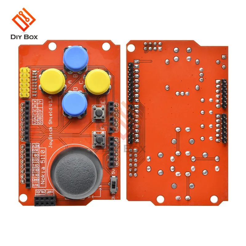 Геймпад Джойстик клавиатура Щит Модуль головоломка Плата расширения для Arduino nRF24L01 Nk 5110 lcd IIC igc UNO Mega 1280 2560