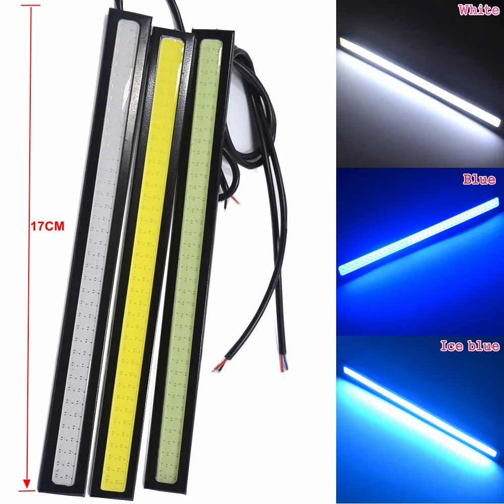 Светодиодные дневные ходовые огни 14 см 17 белые синие красные COB DRL поворотный