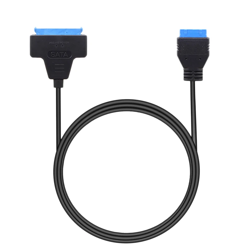 22Pin SATA 2 5 дюймов SSD HDD к USB 3 0 кабель 19Pin 20Pin материнская плата заголовок|Аксессуары