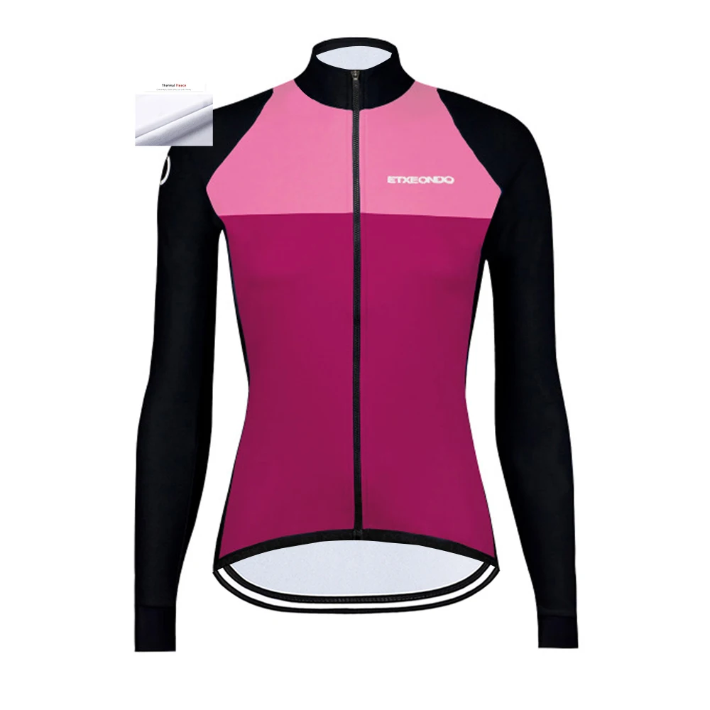 2020 Etxeondo термальная флисовая велосипедная Джерси новая женская зимняя теплая