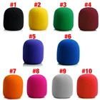 Чехол для микрофона, 7x3,5 см, с поролоновым покрытием, для гриля, губка для ветрового стекла поролона, для портативного сценического микрофона