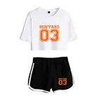 Комплект из двух предметов Minyard 03, крутые шорты с логотипом Foxhole Court + футболка с коротким рукавом, новинка 2021, женские летние комплекты Y2K, одежда для девочек