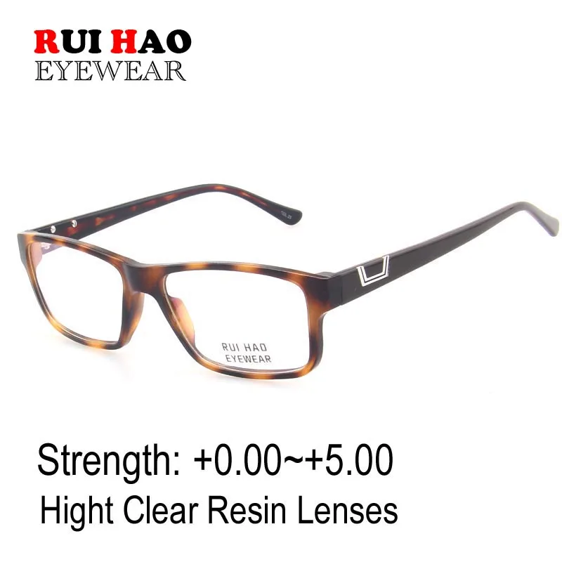 Очки для чтения с леопардовым принтом мужчин и женщин прозрачные