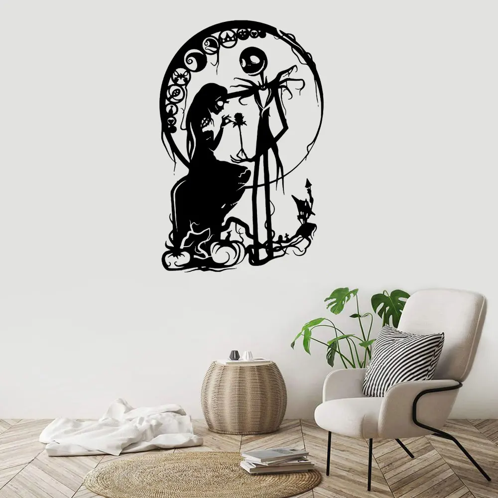

Halloween Skeleton Wall Decal Art Vinyl Stickers For Home Decor Living Room Bedroom Wall Art Sticker Murals DW8358