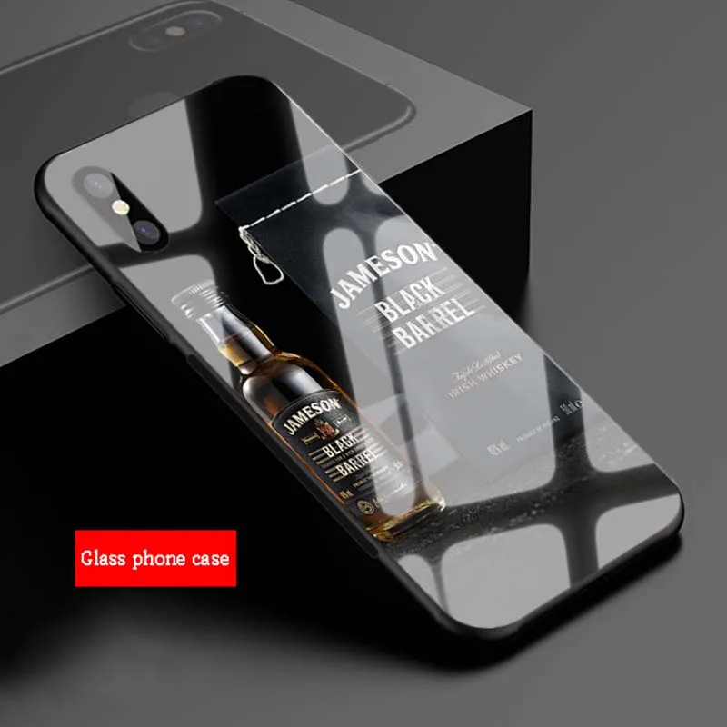 Jameson Irish Whiskey закаленное стекло телефон чехол для iPhone 6 6plus 7 7 plus 8 8plus 5 5S SE X XS XR XS Max