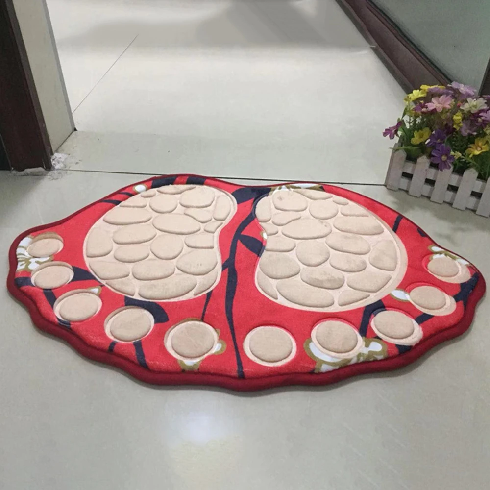 40*60CM Big Feet Bath Toilet Mat Bathroom RugsArea Rugs Carpet Doormat Floor Absorbent Mats Foot Pad Rug | Дом и сад