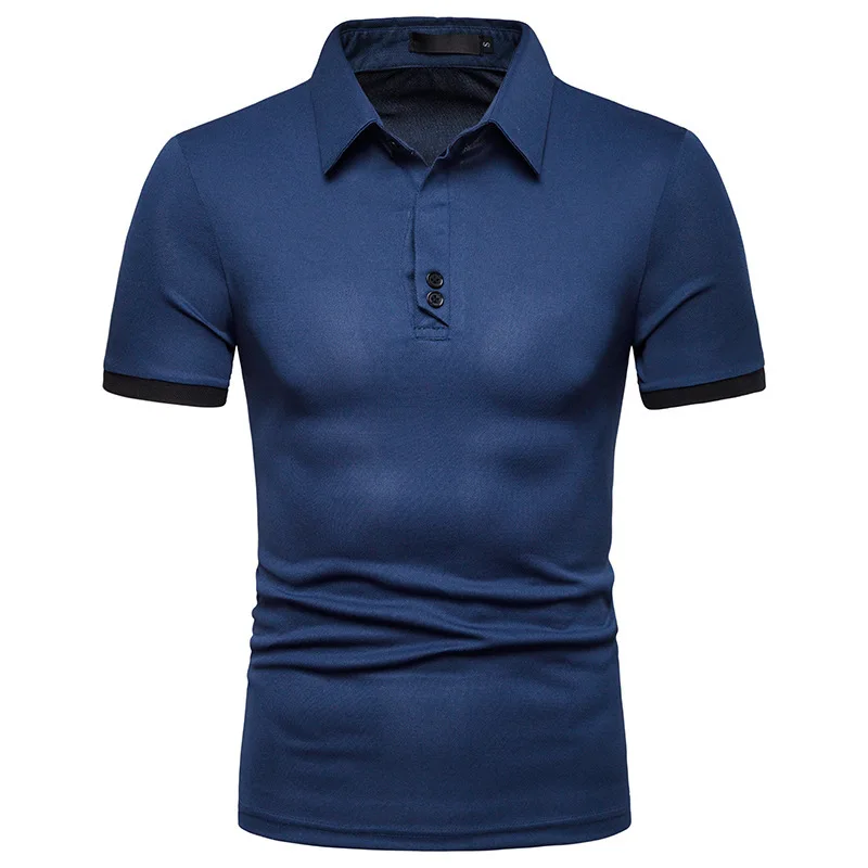 

Men's POLO Shirt Summer New European Style Fashion Men's Casual Short Sleeve POLO Shirt Loose Men's Undershirt P033