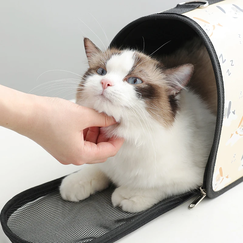 Переноска для кошек и собак переносная сумка складной сетчатый рюкзак улицы