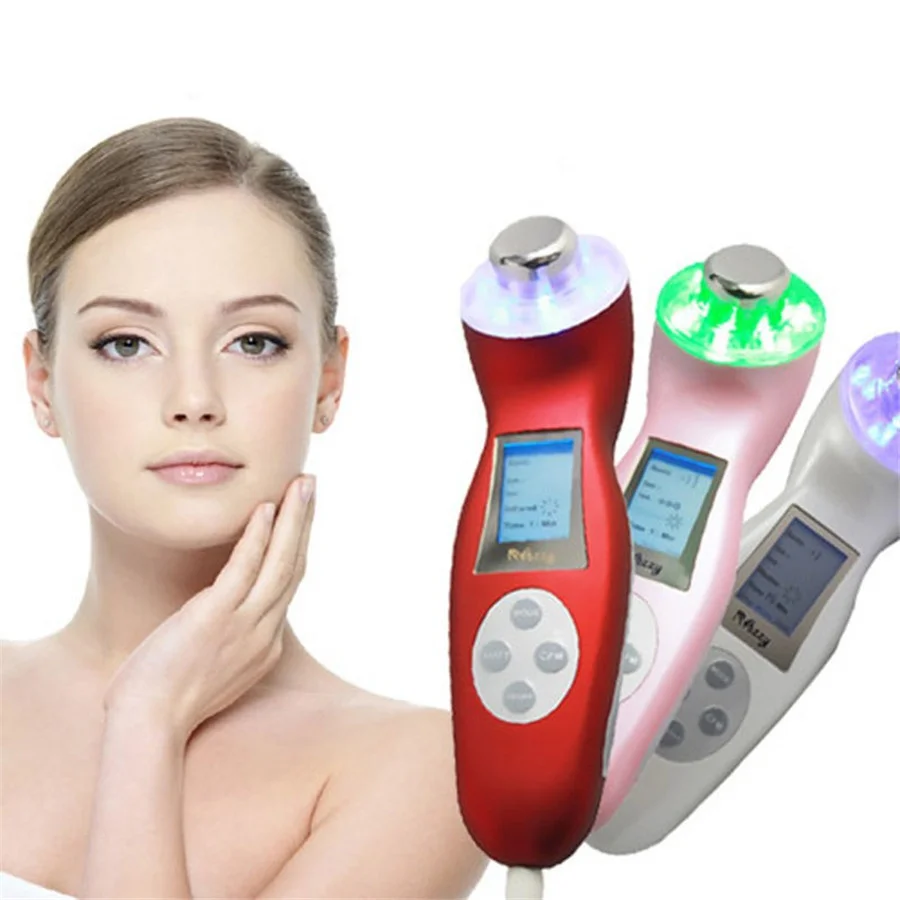 new 3MHZ 3 color massager skin Face Care clean health care electric beauty 2021 products massage | Красота и здоровье