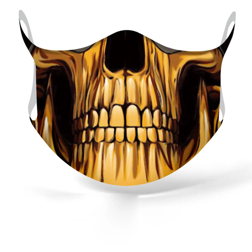 Маска в стиле супергероя из хлопчатобумажной ткани для косплея моющаяся