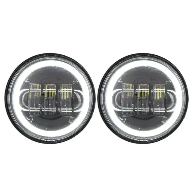 

1 Pair 4.5 4 1/2 inch LED Passing Fog Light 30W LED Driving Auxiliary Lamps for Motorcycles Motorbikes Touring Softail Heritage