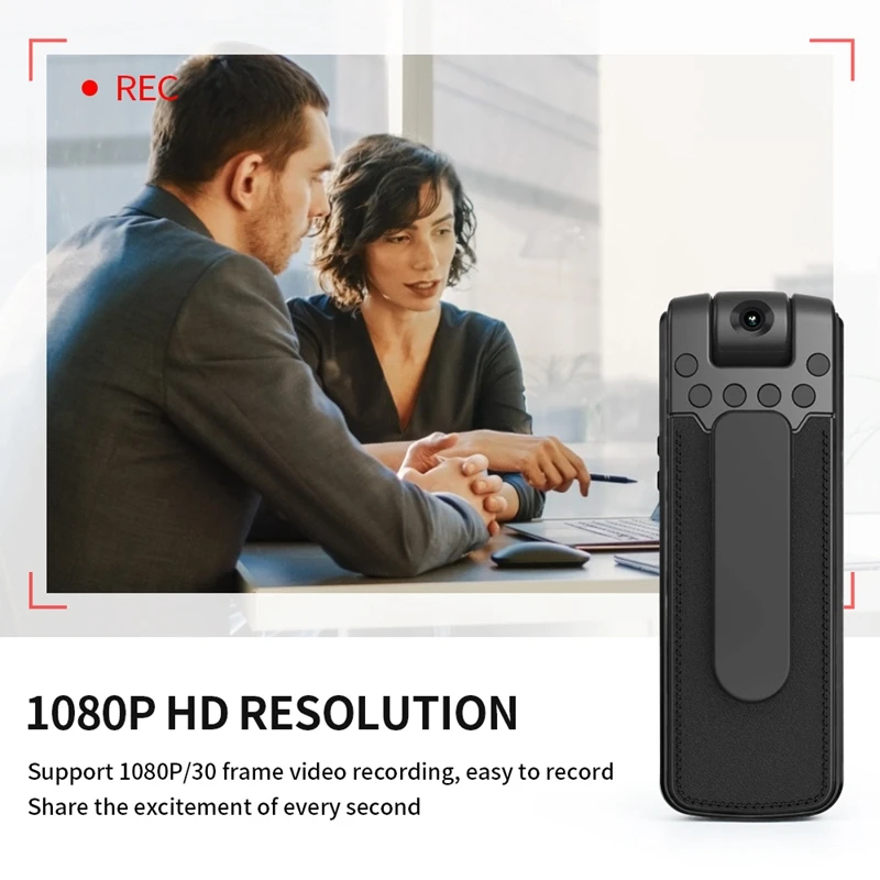 

1080P HD Camera Portable Mini Infrared Night Vision Camera Wearable Body Camcorder Micro-TypeDV Loop Recorder