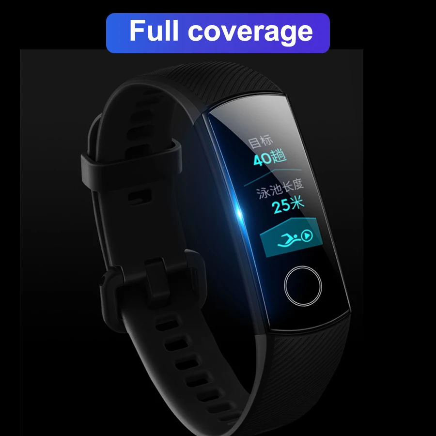 3 шт. защита для экрана Гидрогелевая пленка для huawei Honor Band 5 4 3 Pro Полное покрытие Защитная пленка для huawei Honor Band 5 не стекло