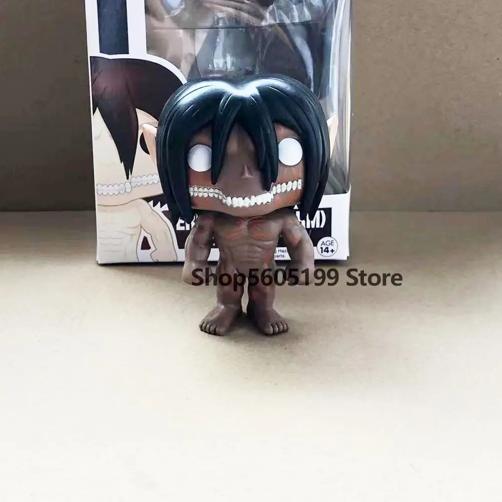 

POP ATTACK ON TITAN 20 EREN JAEGER GLOW EREN Titan Form 22# with box Figure Toys Collection model toy for children