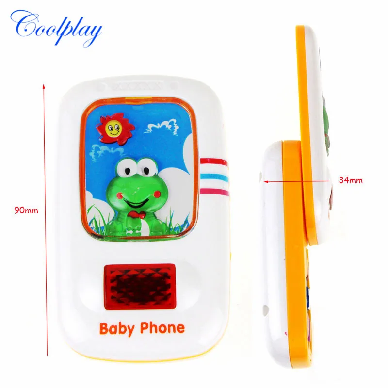 Электронный телефон дети ребенок слайдер мобильный музыкальный звук забавные