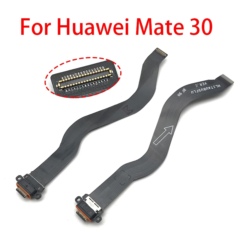 10 шт./лот плата зарядного устройства PCB Flex Для Huawei Mate 30 USB порт разъем док станция