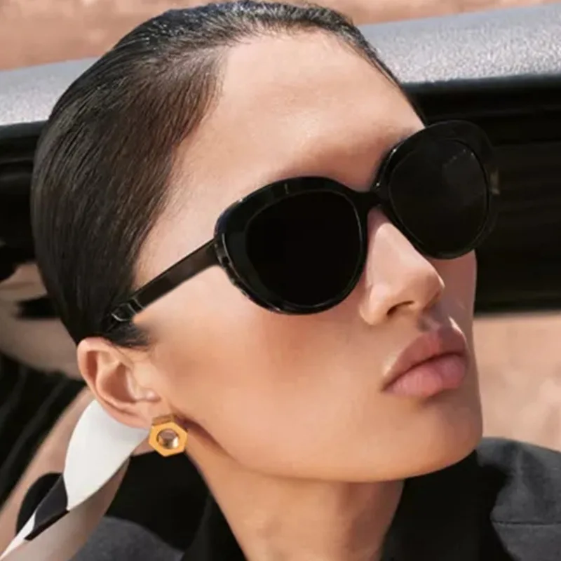 

Vintage Cat Eye Sunglasses Women Sexy Retro Round Cat Eye Sun Glasses Brand Designer Colorful Eyewear for Female Oculos De Sol