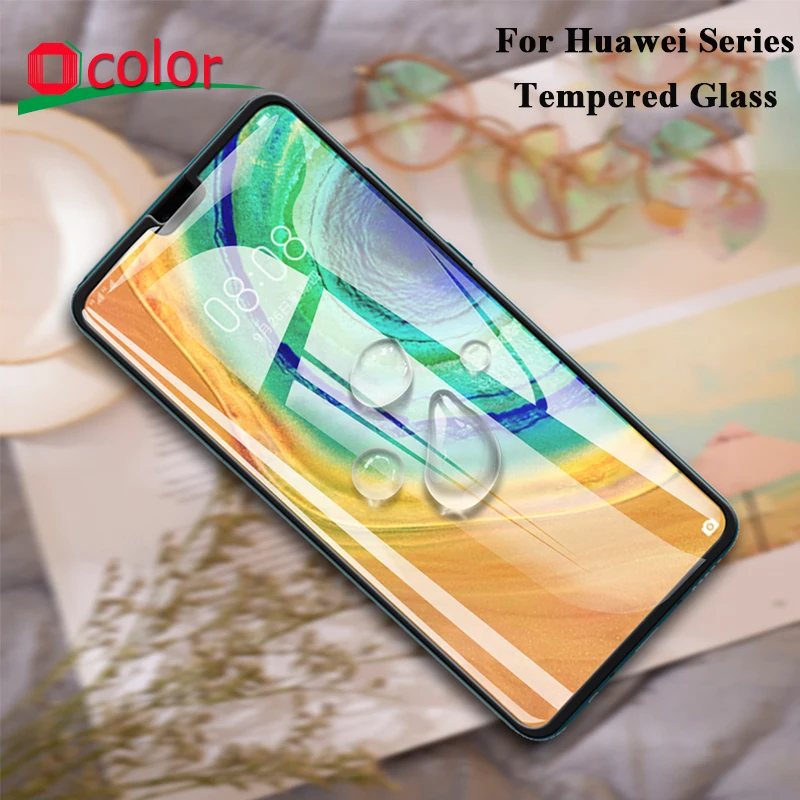 Ocolor для Huawei P Smart Z Y7 Y9 Prime 2019 Mate 30 Pro 5G закаленное стекло Nova 5 20 X Honor 10i lite 9X Y9S|Защитные