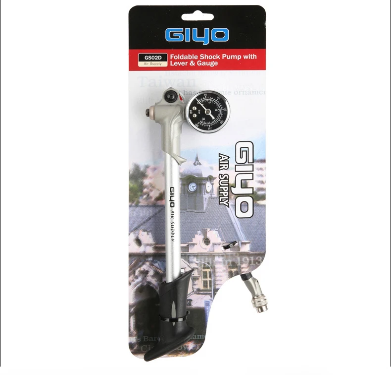 

New GIYO 300PSI Portable High Pressure Bike Shock Inflator Inflatable Pump For Shock Absorber/Fork Air Supply Bicycle Pump Gauge