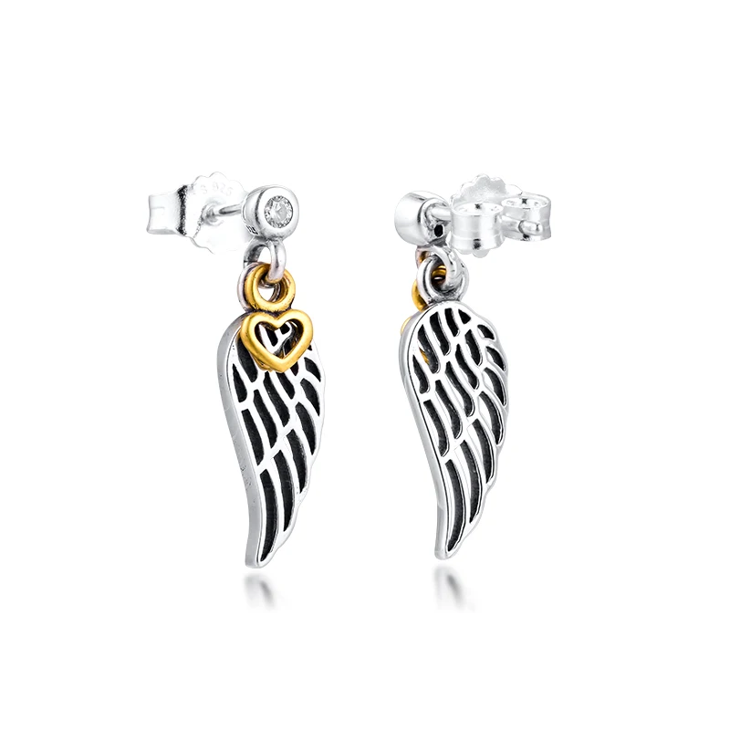 

Love and Guidance Stud Earrings 100% 925 Sterling Silver Jewelry Free Shipping