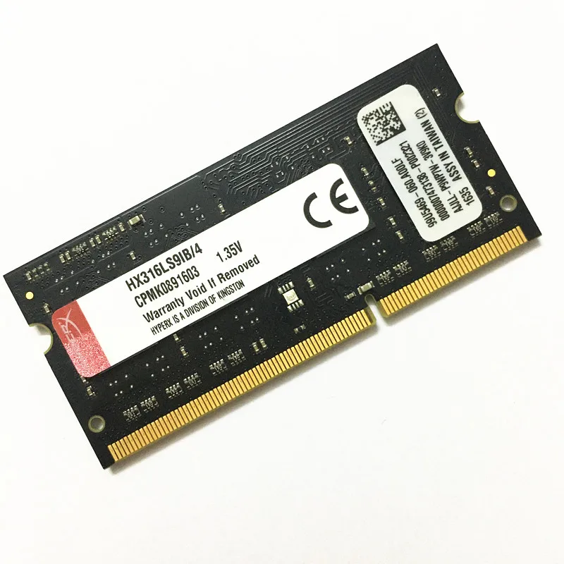 Оперативная память Kingston HyperX Impact DDR3 SODIMM 1600 МГц 4 Гб для ноутбука 1 35 в ОЗУ D 204pin