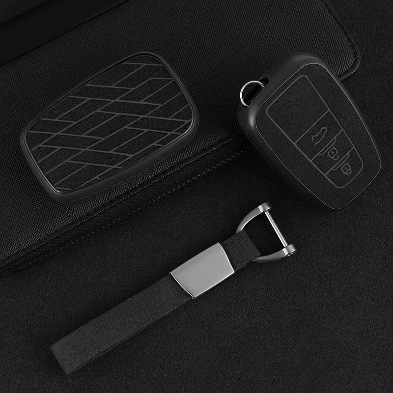 Высокое качество искусственный мех + пластик полное покрытие чехол для ключа