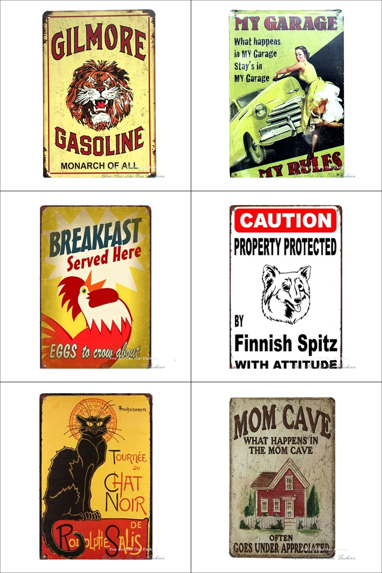 Металлические знаки олова Винтаж коробки Стиль жестяная вывеска живопись бар