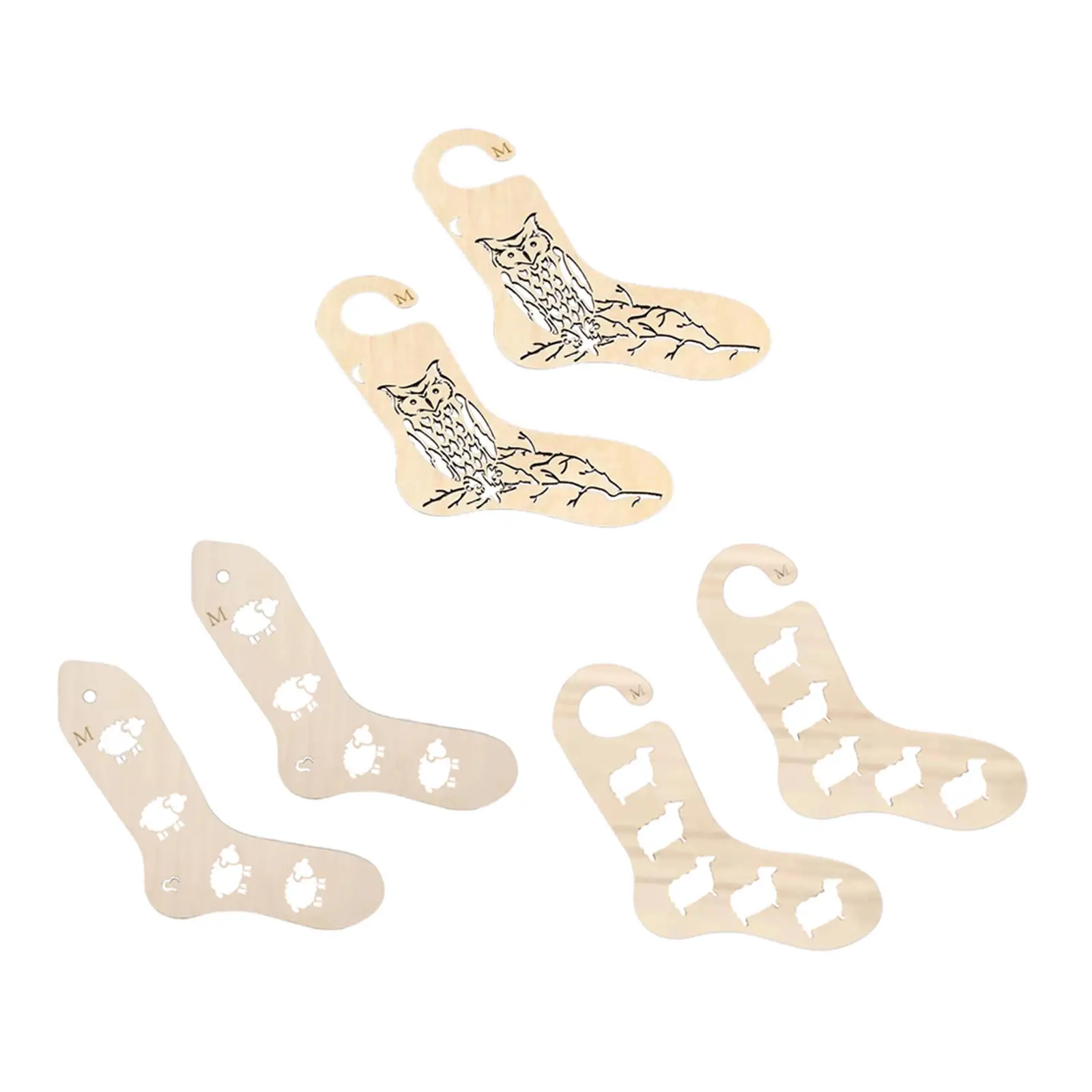 

Creative Knitting Mold Household Wooden Handmade Sock Blocker for Female for Adult