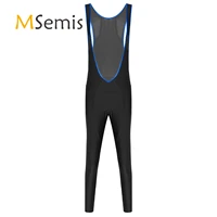 mens cycling bib pants breathable sleeveless bodysuit open front mesh patchwork riding bicycle tights