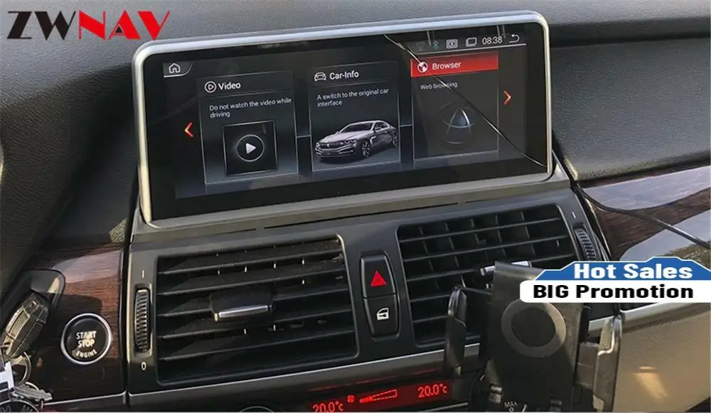 Автомобильный GPS навигатор 2 Din Android 8 0 для BMW X5 E70/X6 E71/E72 радио мультимедиа