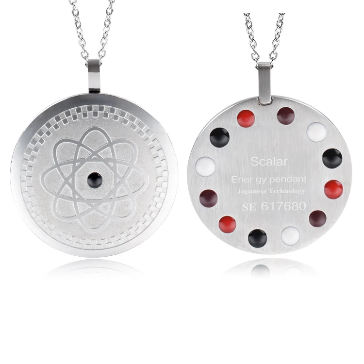 Женские Подвески EBUTY из розового золота с квантовой энергией здоровые элегантные