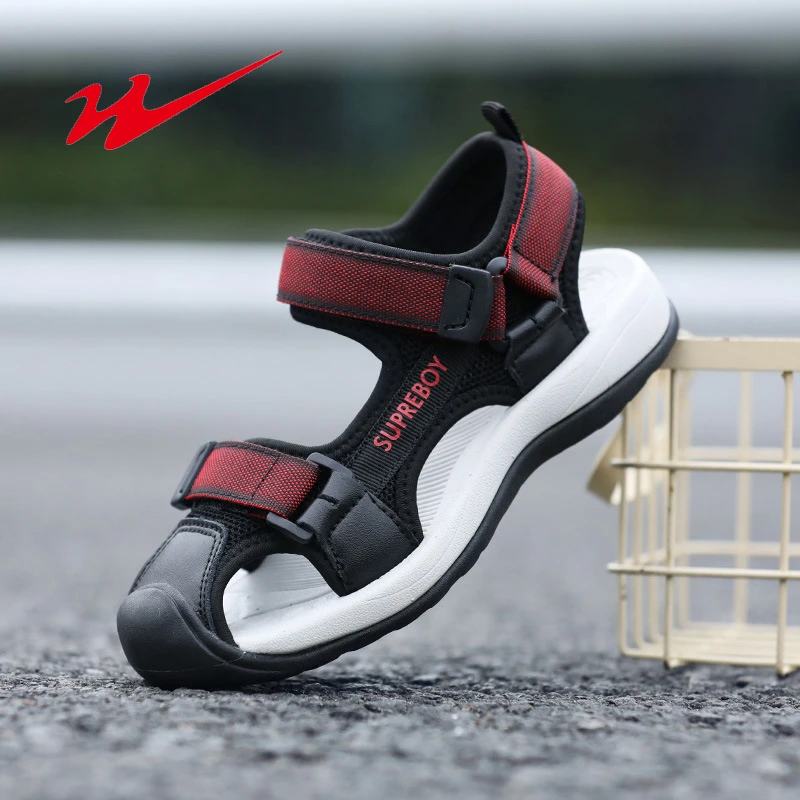 Детская обувь с двойной звездой Сандалии Детские сандалии нескользящая мягкой