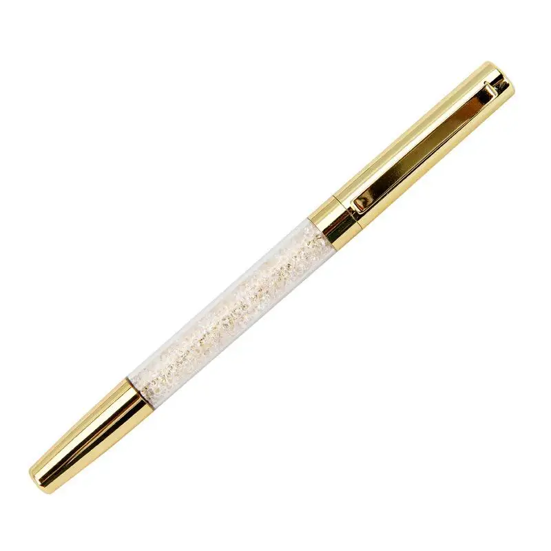 

Beautiful Metal Gel Pen Crystal Drill Diamond Pen Learn Office Writing Gel Pens Gift Pen School Office Supplies Stationery 0.5mm