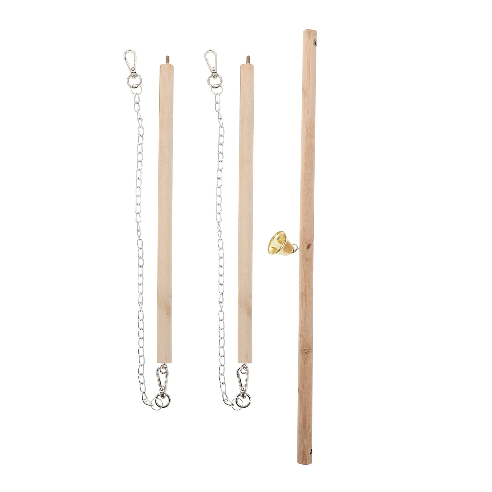 

1 Set Parrot Standing Stick Swing Hanging Parrot Swing Bird Cage Swing