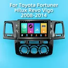 Автомагнитола 2 Din на Android для Toyota Fortuner, HILUX, Revo, Vigo 2008-2014, стерео, мультимедийный плеер, головное устройство с GPS-навигацией