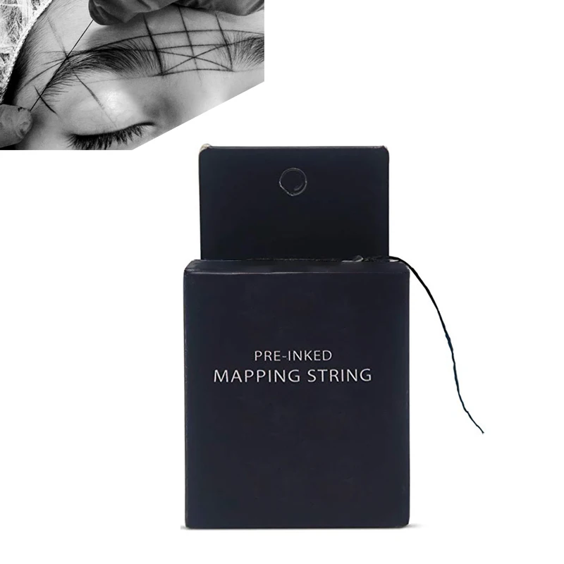 

Mapping pre-ink string for Microblading eyebow Make Up Dyeing Liners Thread Semi Permanent Positioning Eyebrow Measuring Tool