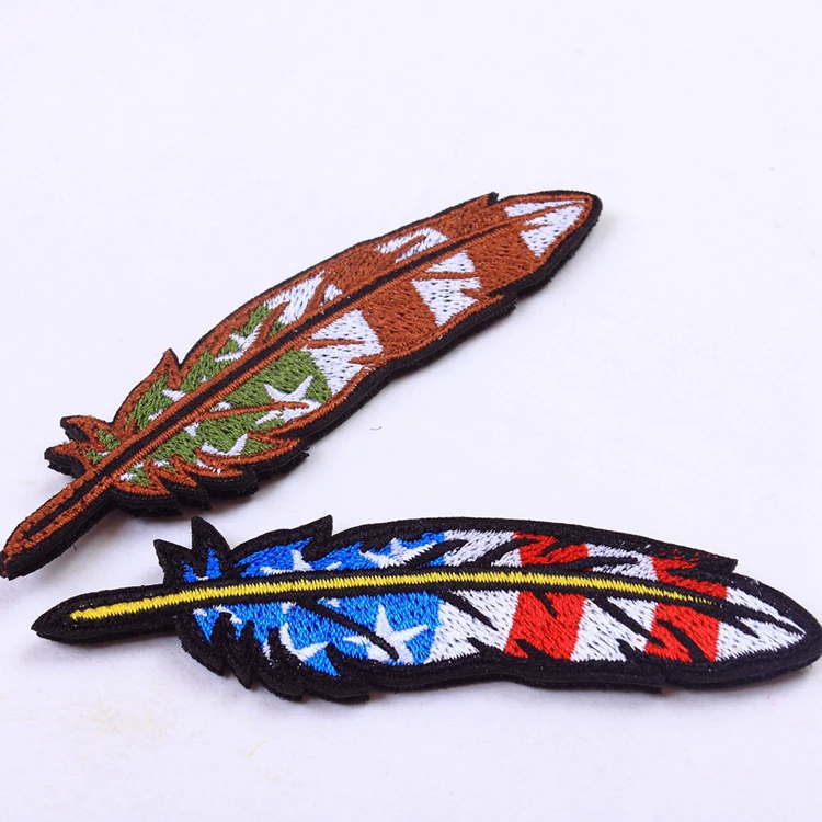 Мультикам перо флаг США листья американский патч кленовый лист гордость Quill Орел