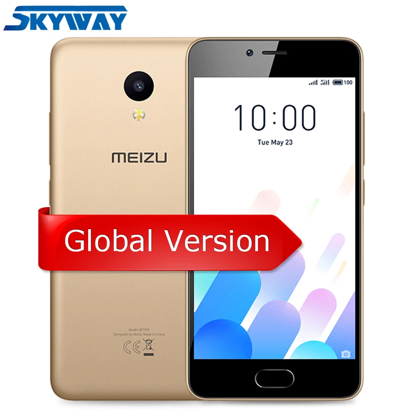 Оригинальный Meizu M5c 4G LTE сотовый телефон MTK6737 четырехъядерный 64 разрядный