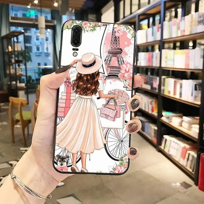 

Eiffel Tower pattern cover coque Phone Case For Huawei honor Mate P 10 20 30 40 Pro 10i 9 10 20 8 x Lite