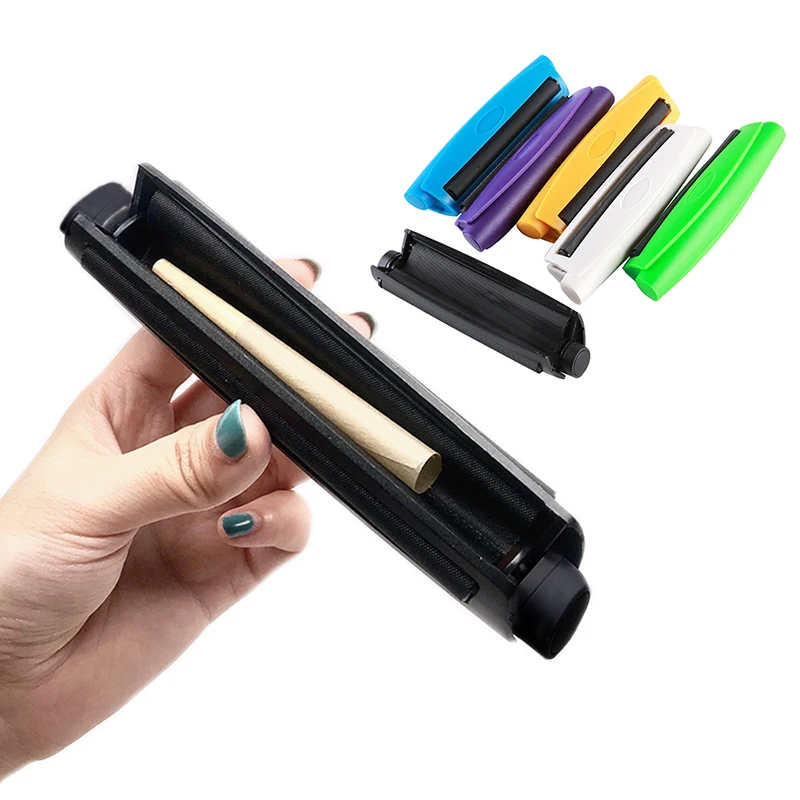 

Portable Mini Manual Tobacco Joint Roller Cone Cigarette Rolling Machine for 110mm Smoking Rolling Papers Cigarette Maker DIY