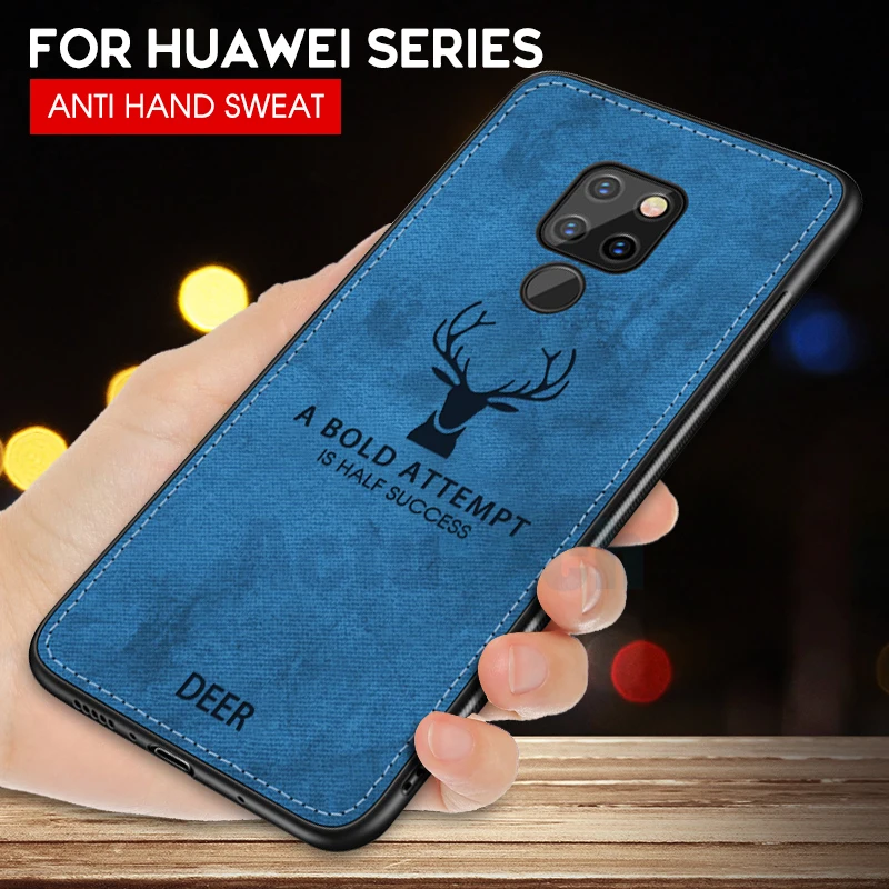 Тканевый чехол с оленем для Honor 20 Pro 10i 20i View 8A 8S Huawei Mate Lite P20 P30 P10 P Smart Plus Y7 2019 |