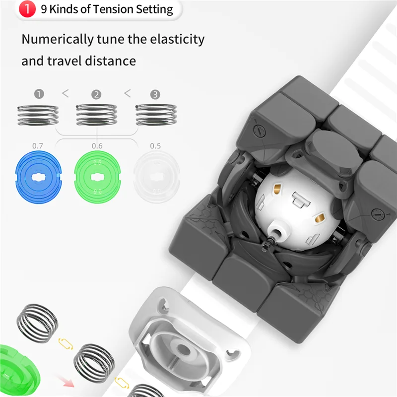 Cubo magn&eacute;tico GAN356 I 3x3x3, cubo magn&eacute;tico sin burbujas GAN 356 I3, cubos inteligentes, rompecabezas profesional, Cubo de velocidad GAN356I 3-3