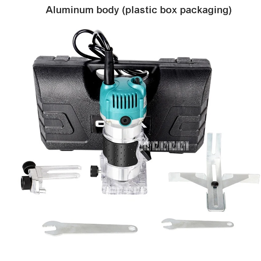 

MT-370 600W 220V/110V Electric Multifunctional Woodworking Trimming Machine Portable Wood Milling Machine Hole Slotting Machine