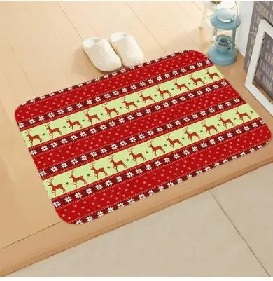 

Christmas and New Year festive Santa Claus elk mat