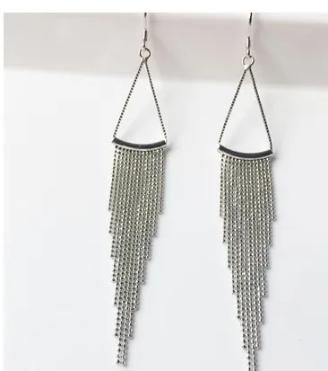 

Earrings 925 Sterling Silver Women's Earrings Long Earring Drop Earrings For Party