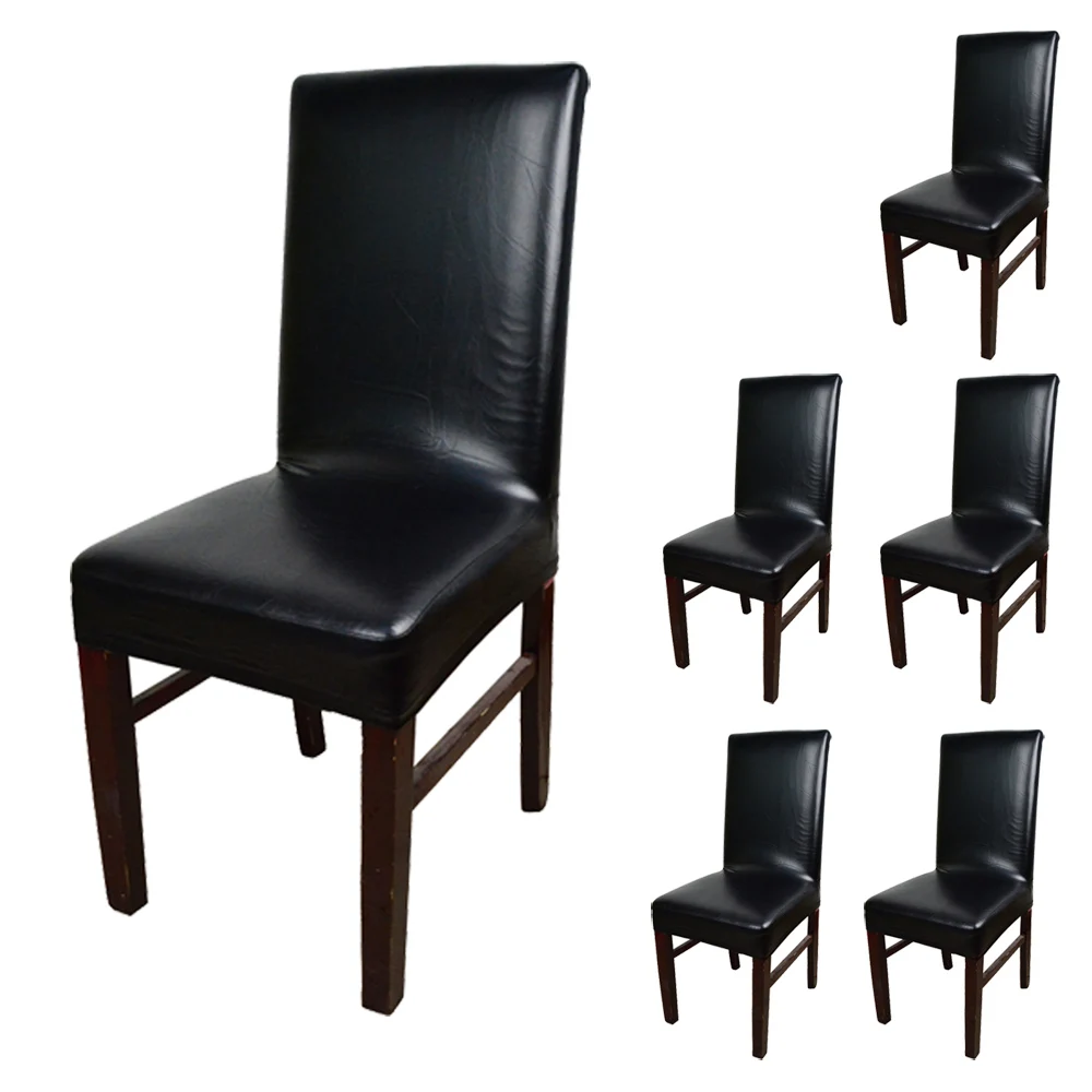 10 шт. Водонепроницаемый чехла для стула из искусственной кожи с эластичной